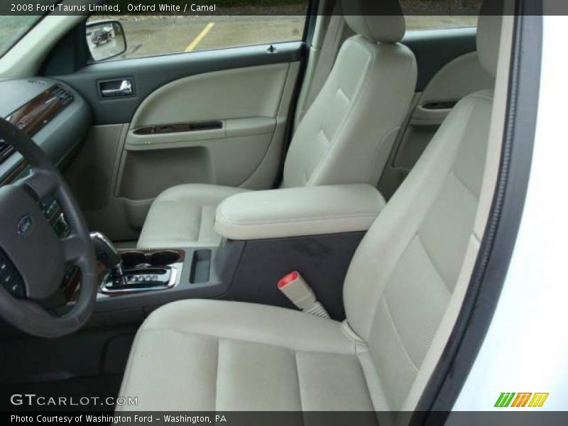 Oxford White / Camel 2008 Ford Taurus Limited