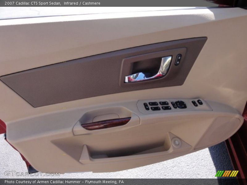 Infrared / Cashmere 2007 Cadillac CTS Sport Sedan