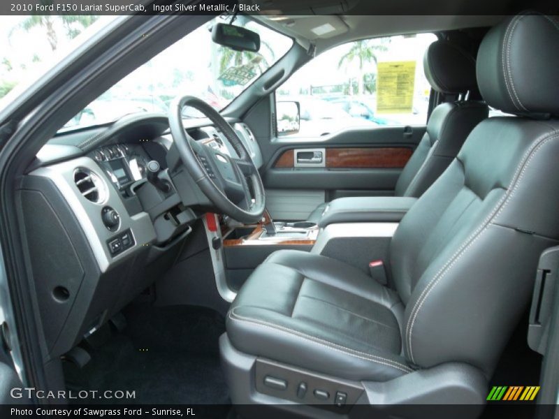 Front Seat of 2010 F150 Lariat SuperCab