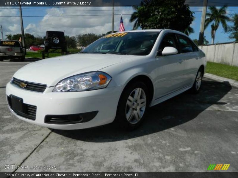 Summit White / Ebony 2011 Chevrolet Impala LT
