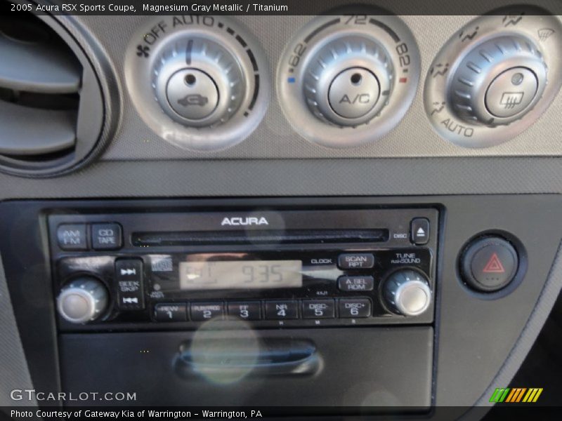 Magnesium Gray Metallic / Titanium 2005 Acura RSX Sports Coupe
