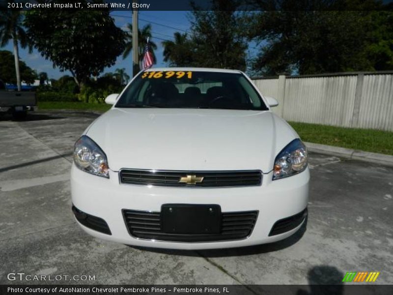 Summit White / Ebony 2011 Chevrolet Impala LT
