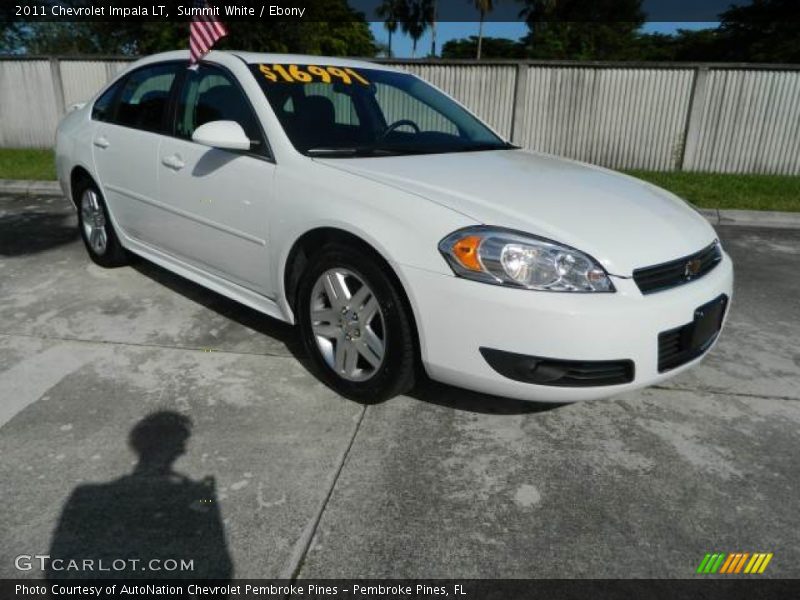 Summit White / Ebony 2011 Chevrolet Impala LT