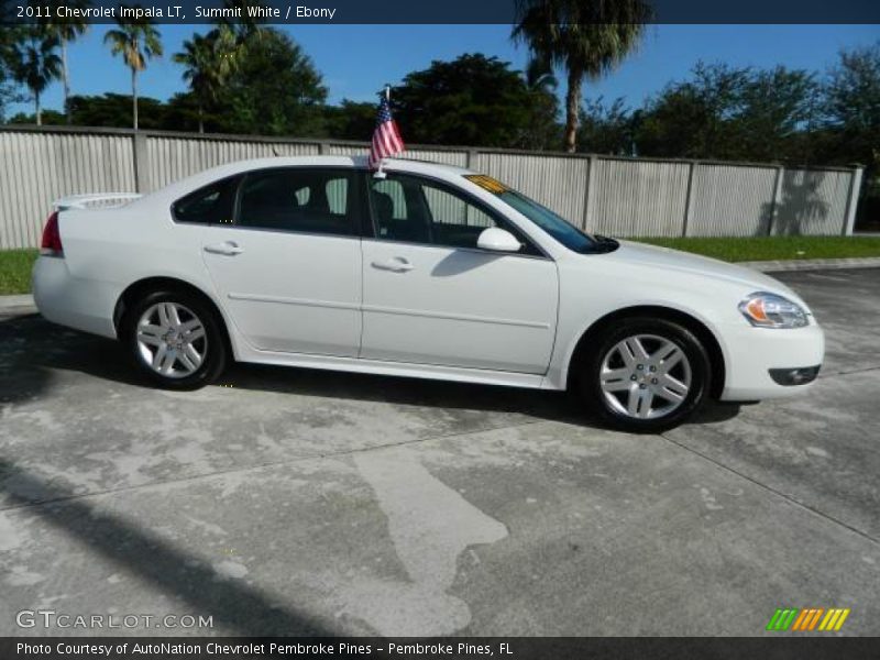 Summit White / Ebony 2011 Chevrolet Impala LT