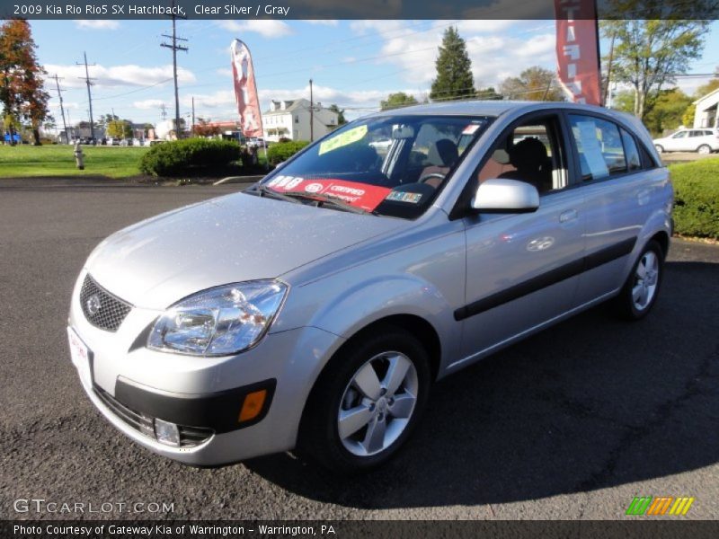 Clear Silver / Gray 2009 Kia Rio Rio5 SX Hatchback
