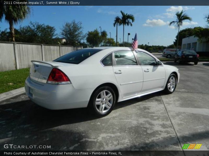 Summit White / Ebony 2011 Chevrolet Impala LT
