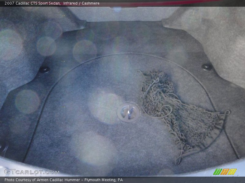 Infrared / Cashmere 2007 Cadillac CTS Sport Sedan