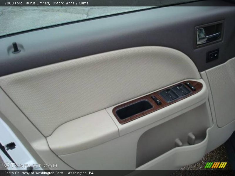 Oxford White / Camel 2008 Ford Taurus Limited