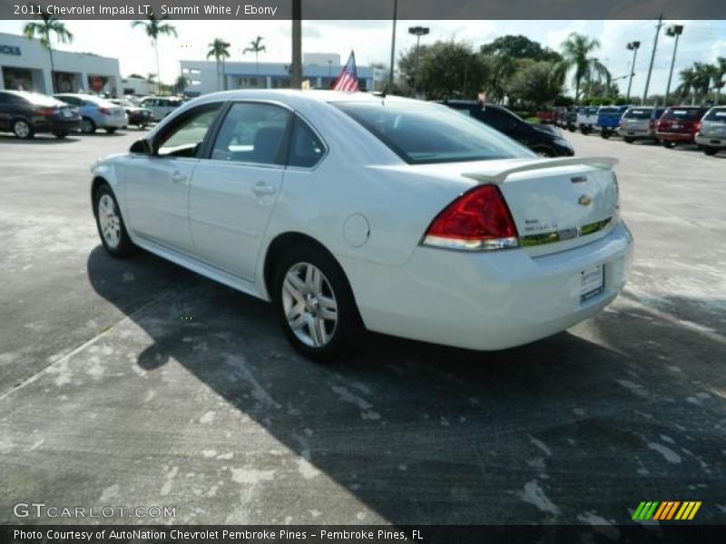 Summit White / Ebony 2011 Chevrolet Impala LT