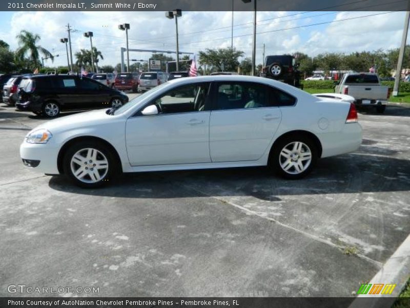 Summit White / Ebony 2011 Chevrolet Impala LT
