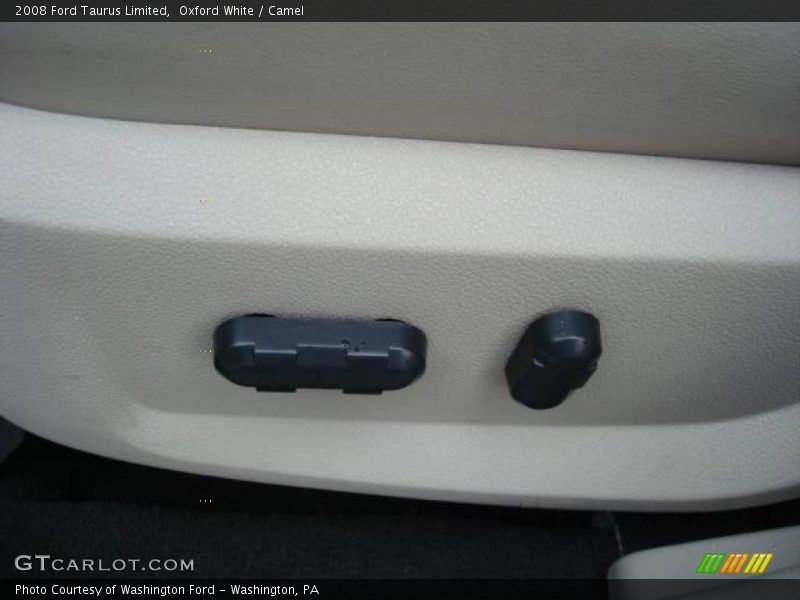 Oxford White / Camel 2008 Ford Taurus Limited