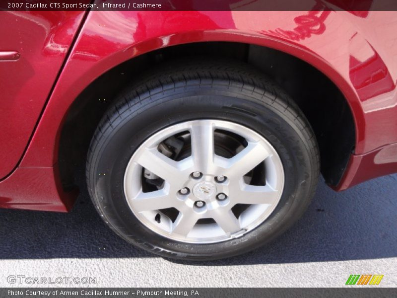 Infrared / Cashmere 2007 Cadillac CTS Sport Sedan