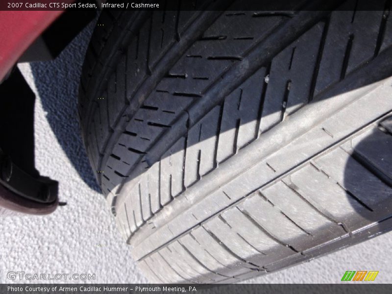 Infrared / Cashmere 2007 Cadillac CTS Sport Sedan