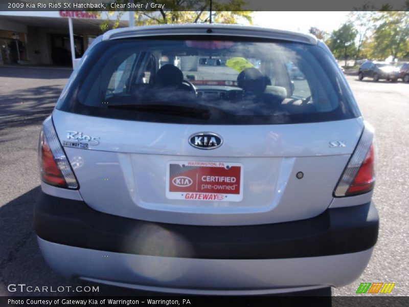 Clear Silver / Gray 2009 Kia Rio Rio5 SX Hatchback