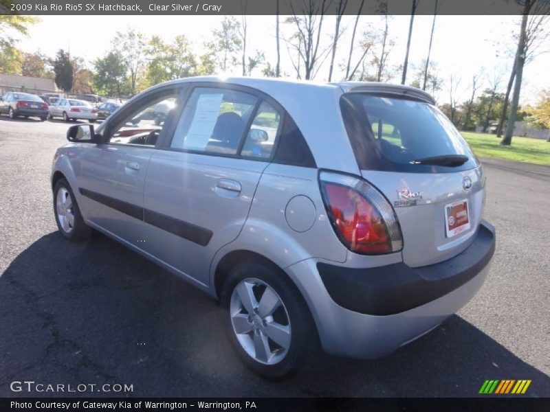 Clear Silver / Gray 2009 Kia Rio Rio5 SX Hatchback