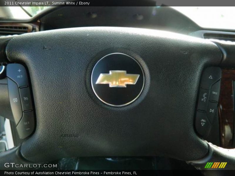 Summit White / Ebony 2011 Chevrolet Impala LT