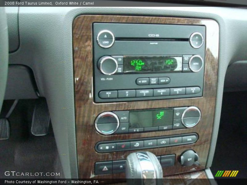 Oxford White / Camel 2008 Ford Taurus Limited