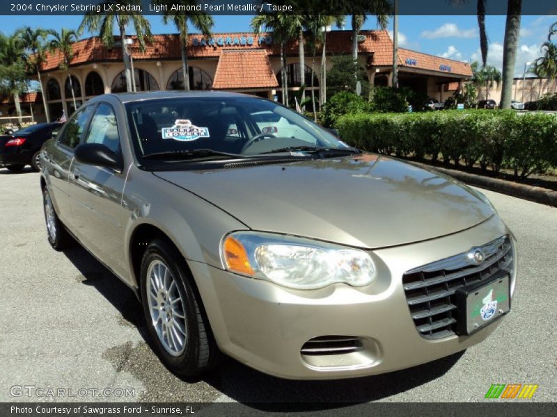 Light Almond Pearl Metallic / Taupe 2004 Chrysler Sebring LX Sedan