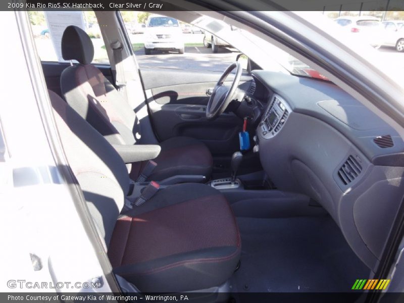 Clear Silver / Gray 2009 Kia Rio Rio5 SX Hatchback