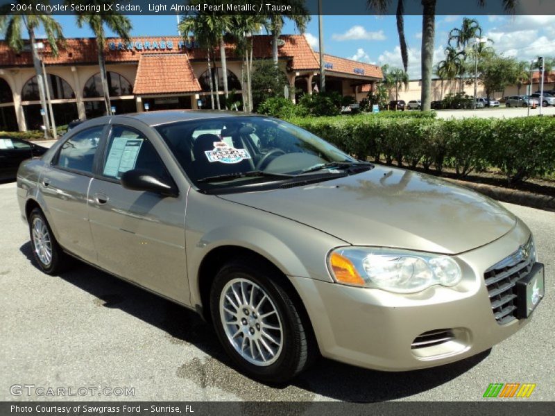 Light Almond Pearl Metallic / Taupe 2004 Chrysler Sebring LX Sedan