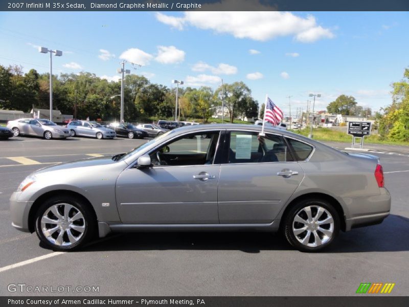Diamond Graphite Metallic / Graphite 2007 Infiniti M 35x Sedan