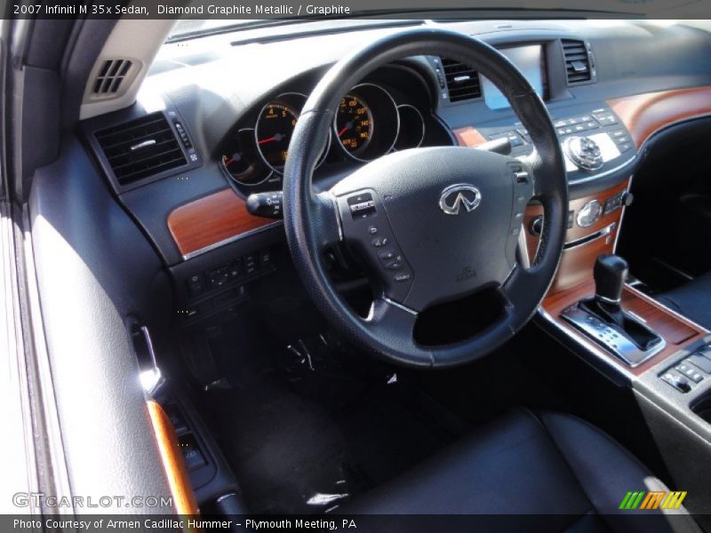 Diamond Graphite Metallic / Graphite 2007 Infiniti M 35x Sedan