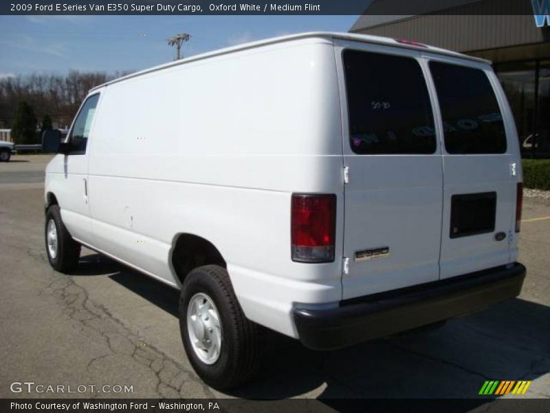 Oxford White / Medium Flint 2009 Ford E Series Van E350 Super Duty Cargo