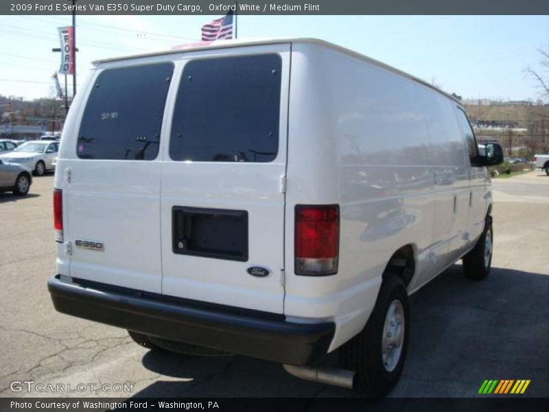 Oxford White / Medium Flint 2009 Ford E Series Van E350 Super Duty Cargo