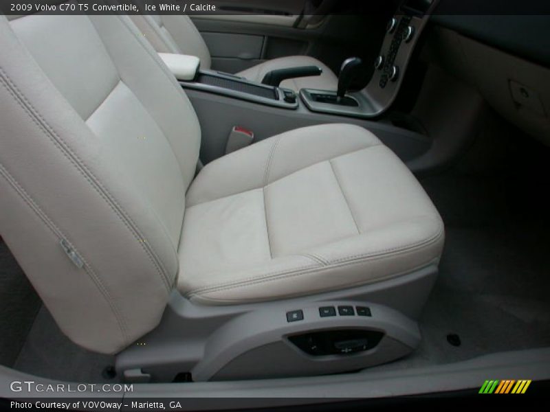 Ice White / Calcite 2009 Volvo C70 T5 Convertible