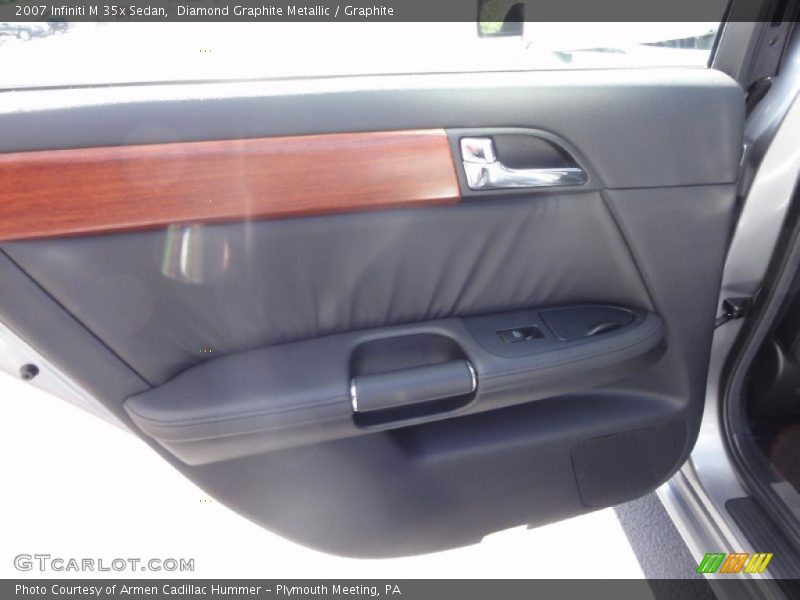 Diamond Graphite Metallic / Graphite 2007 Infiniti M 35x Sedan