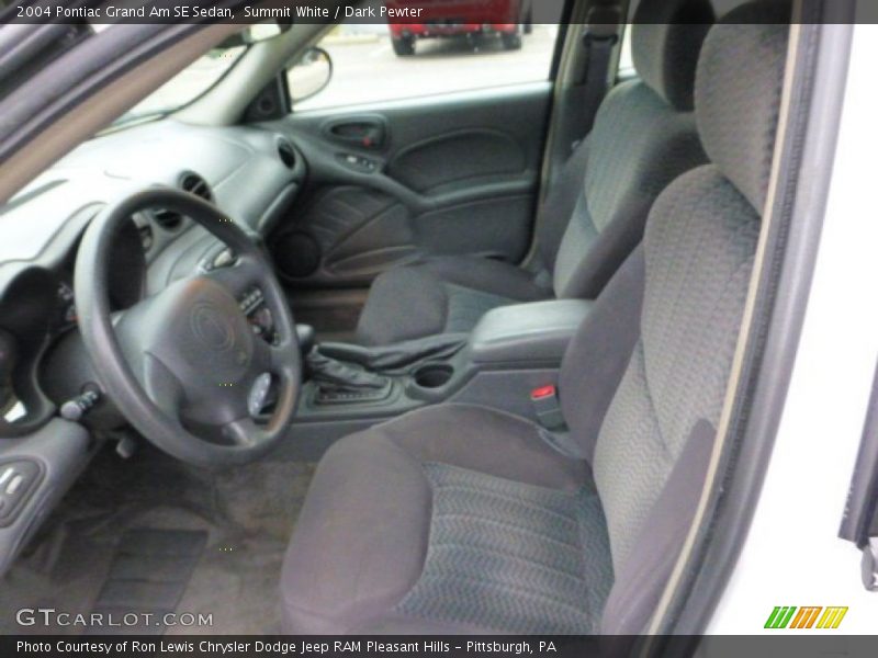 Summit White / Dark Pewter 2004 Pontiac Grand Am SE Sedan