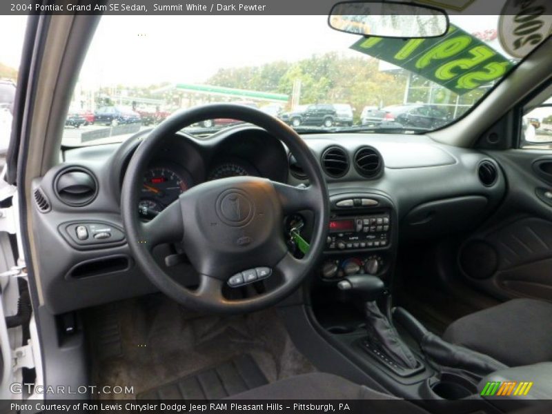 Summit White / Dark Pewter 2004 Pontiac Grand Am SE Sedan