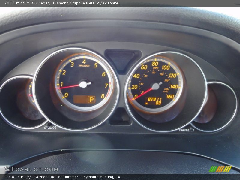 Diamond Graphite Metallic / Graphite 2007 Infiniti M 35x Sedan