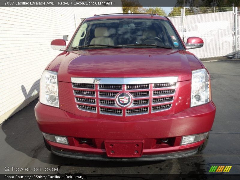 Red-E / Cocoa/Light Cashmere 2007 Cadillac Escalade AWD