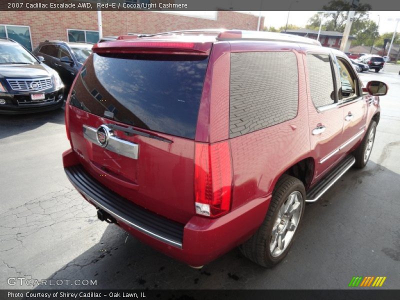 Red-E / Cocoa/Light Cashmere 2007 Cadillac Escalade AWD