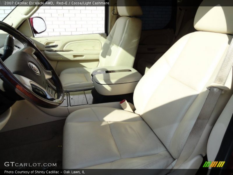 Front Seat of 2007 Escalade AWD