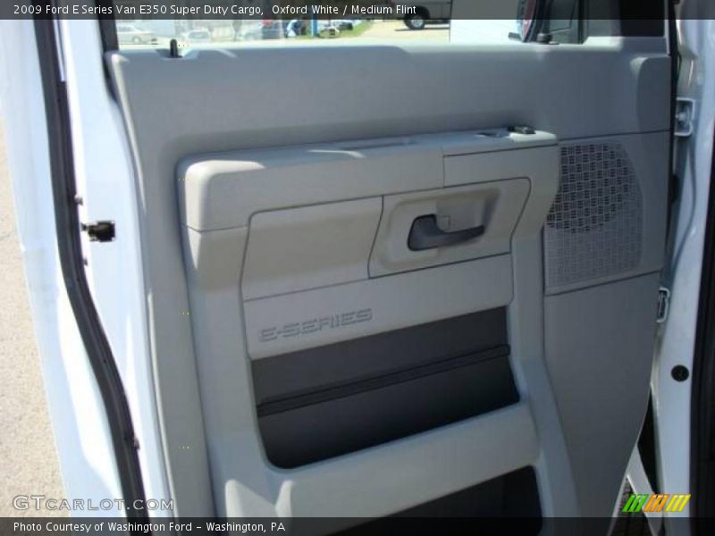 Oxford White / Medium Flint 2009 Ford E Series Van E350 Super Duty Cargo