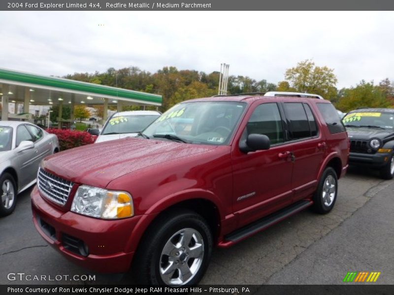 Redfire Metallic / Medium Parchment 2004 Ford Explorer Limited 4x4