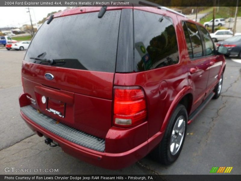 Redfire Metallic / Medium Parchment 2004 Ford Explorer Limited 4x4
