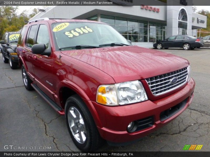 Redfire Metallic / Medium Parchment 2004 Ford Explorer Limited 4x4