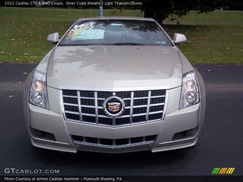 Silver Coast Metallic / Light Titanium/Ebony 2013 Cadillac CTS 4 AWD Coupe