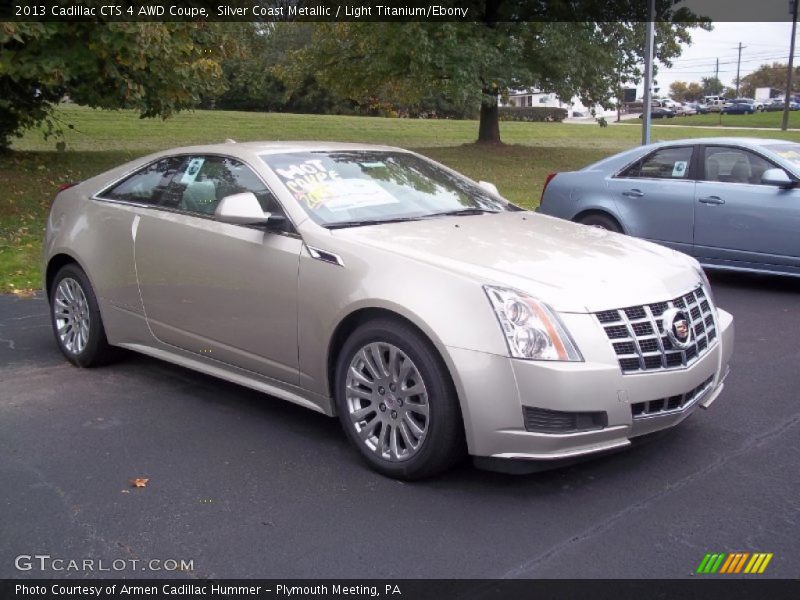 Front 3/4 View of 2013 CTS 4 AWD Coupe