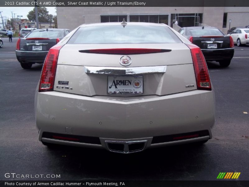 Silver Coast Metallic / Light Titanium/Ebony 2013 Cadillac CTS 4 AWD Coupe
