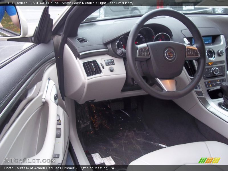 Silver Coast Metallic / Light Titanium/Ebony 2013 Cadillac CTS 4 AWD Coupe