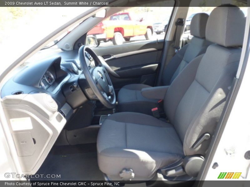 Summit White / Charcoal 2009 Chevrolet Aveo LT Sedan