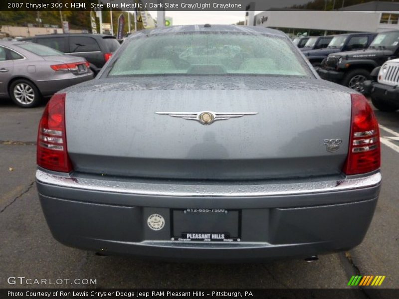 Steel Blue Metallic / Dark Slate Gray/Light Graystone 2007 Chrysler 300 C HEMI