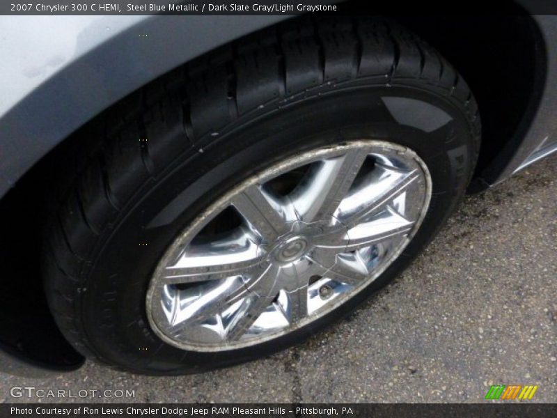 Steel Blue Metallic / Dark Slate Gray/Light Graystone 2007 Chrysler 300 C HEMI