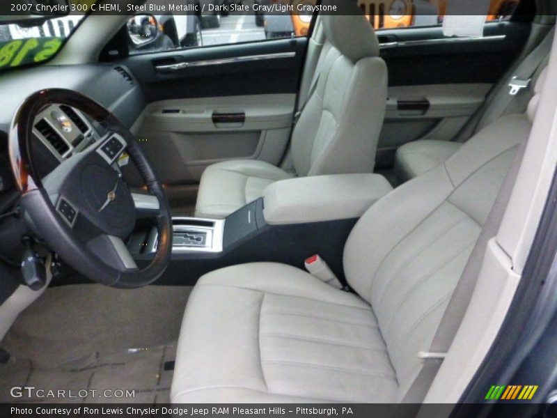 Steel Blue Metallic / Dark Slate Gray/Light Graystone 2007 Chrysler 300 C HEMI