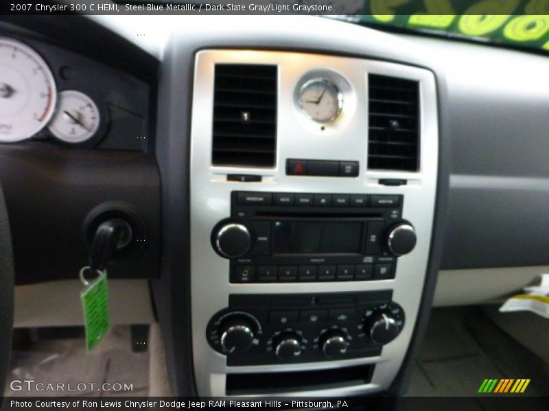 Steel Blue Metallic / Dark Slate Gray/Light Graystone 2007 Chrysler 300 C HEMI