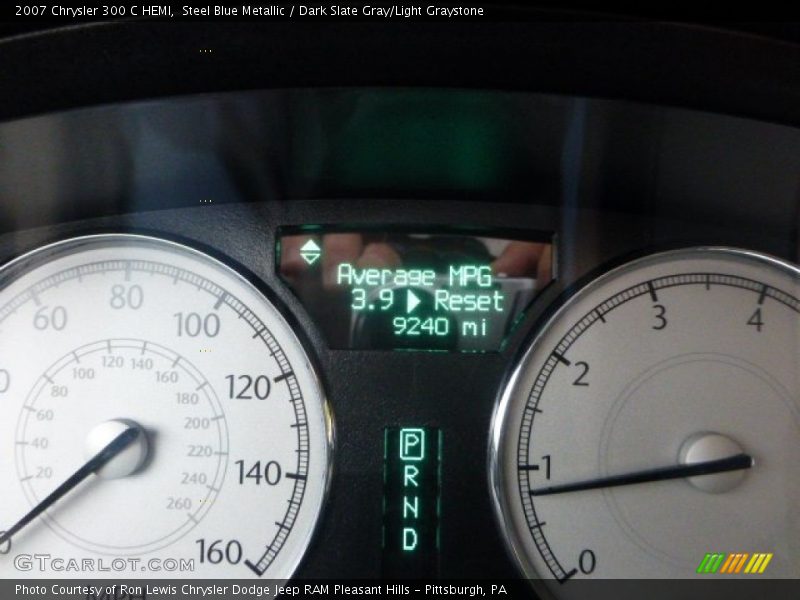 Steel Blue Metallic / Dark Slate Gray/Light Graystone 2007 Chrysler 300 C HEMI